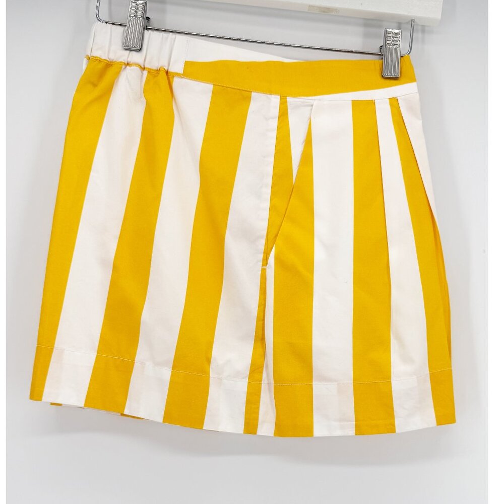 RHODE WALKER SHORT in Yellow/White Stripe NWOT S Anthropologie - Picture 4 of 13